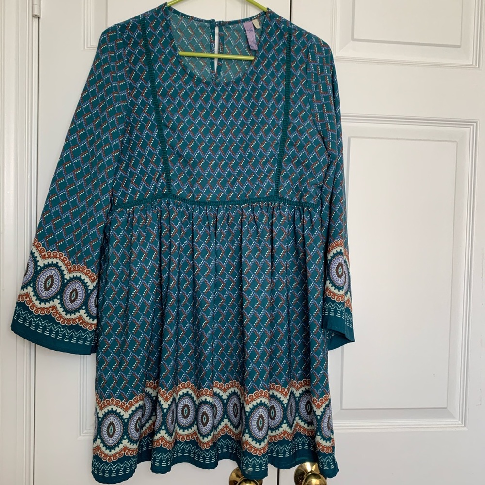 Francesca’s Dress Turquoise